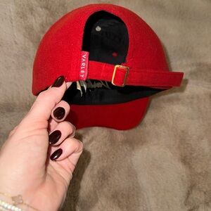 Varley Tamar Hat NWOT red dahlia O/S